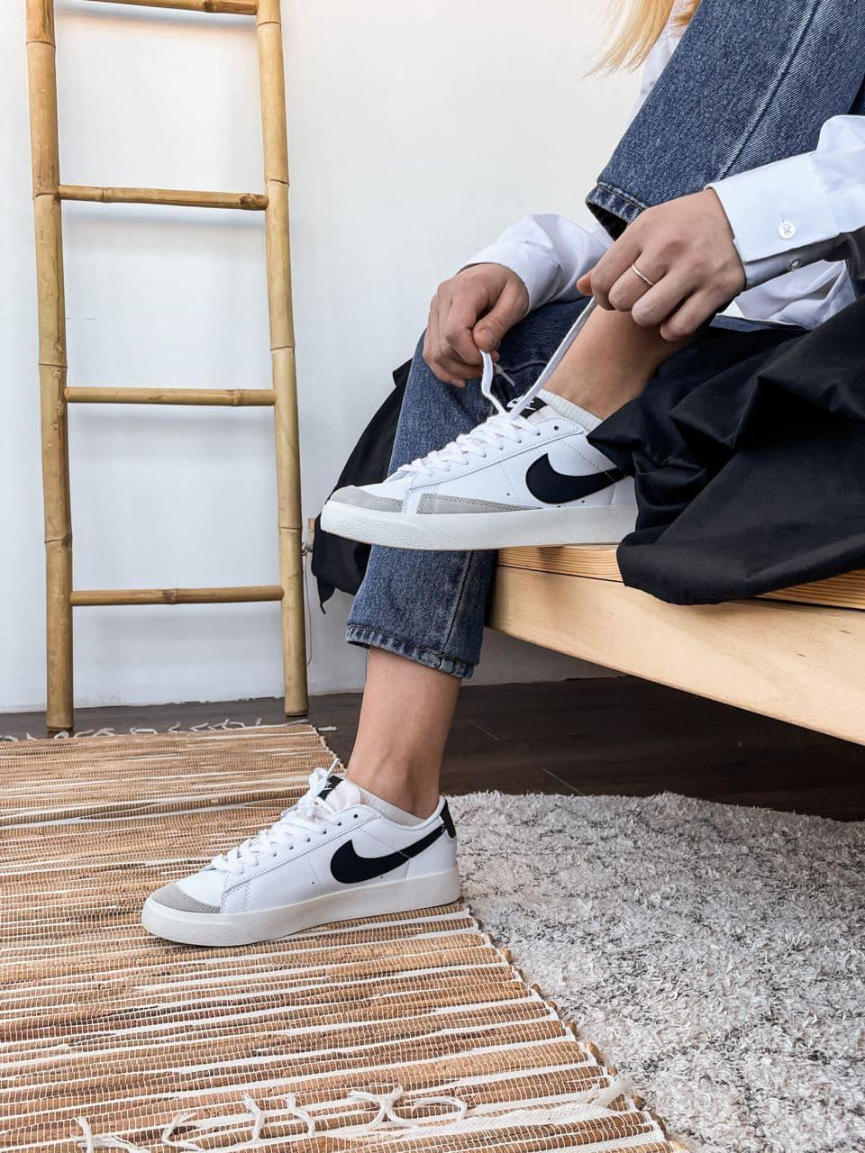 Nike Blazer White White Black Grey