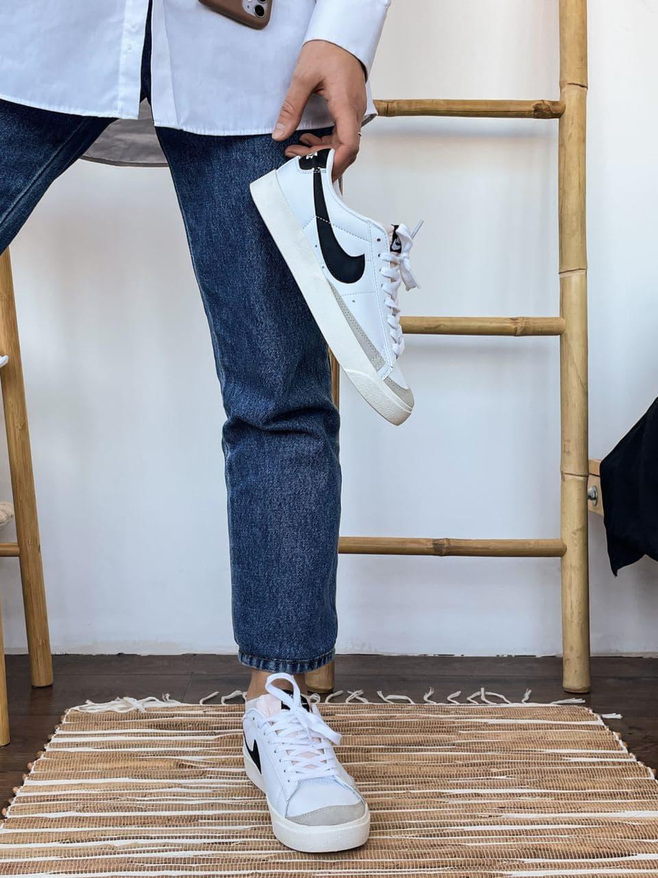 Nike Blazer White White Black Grey