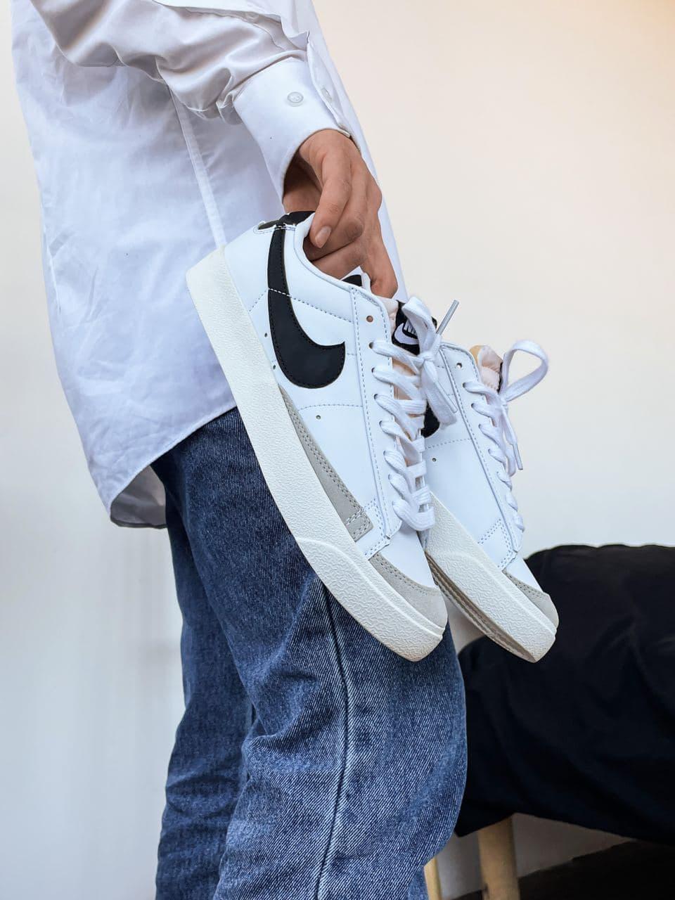 Nike Blazer White White Black Grey