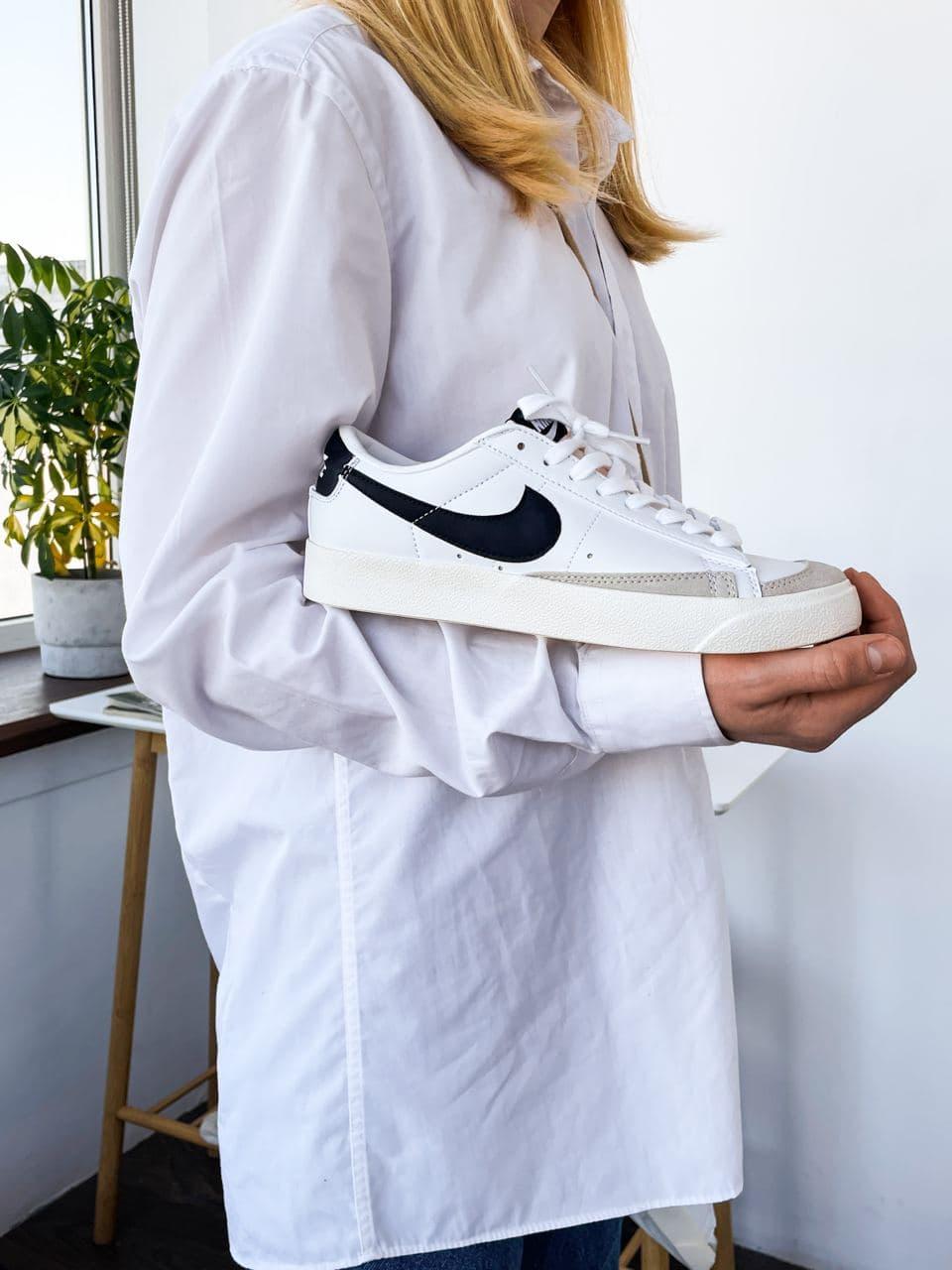 Nike Blazer White White Black Grey