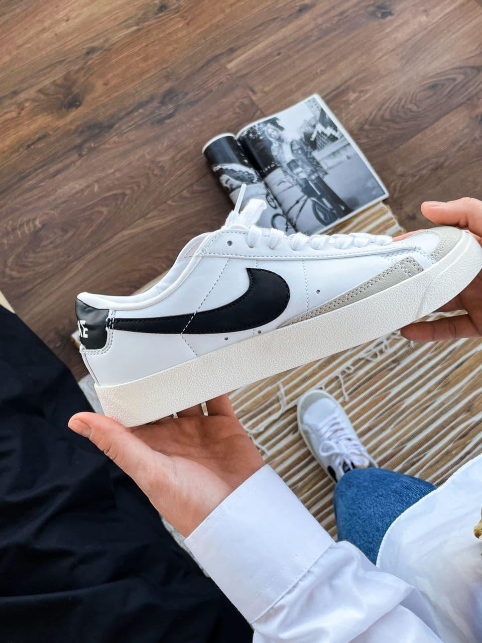 Nike Blazer White White Black Grey