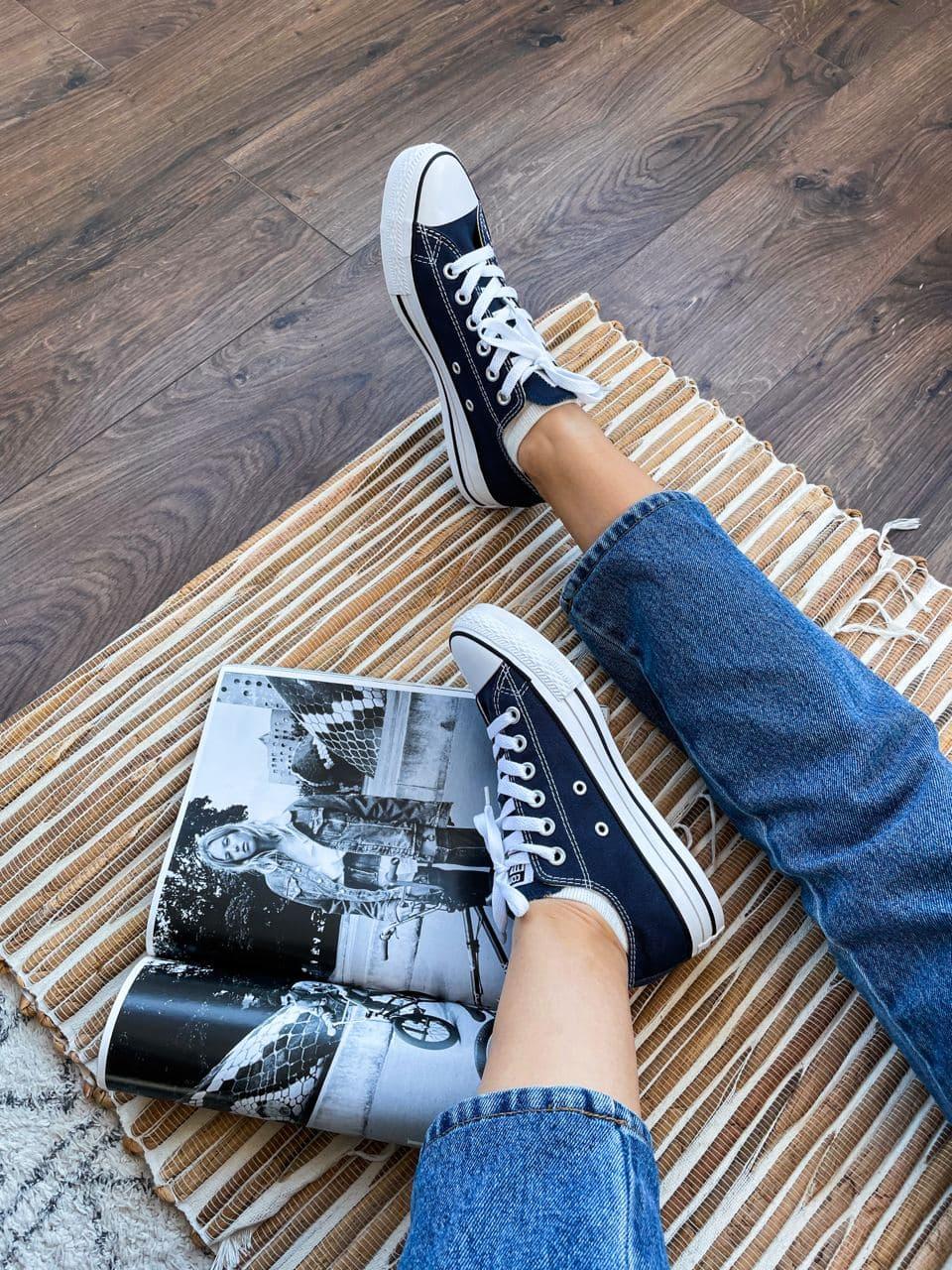 Converse Low Navy Blue