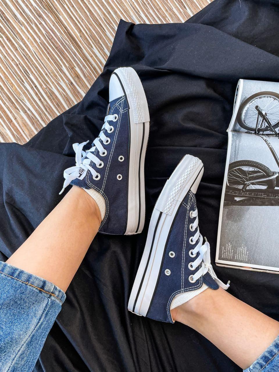 Converse Low Navy Blue