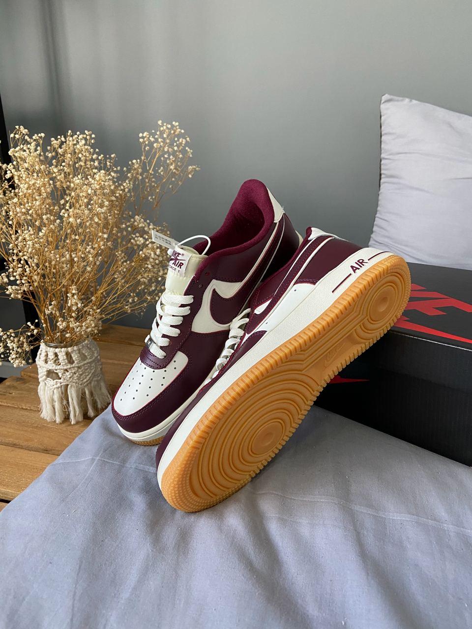 Nike Air Force College Pack Night Maroon