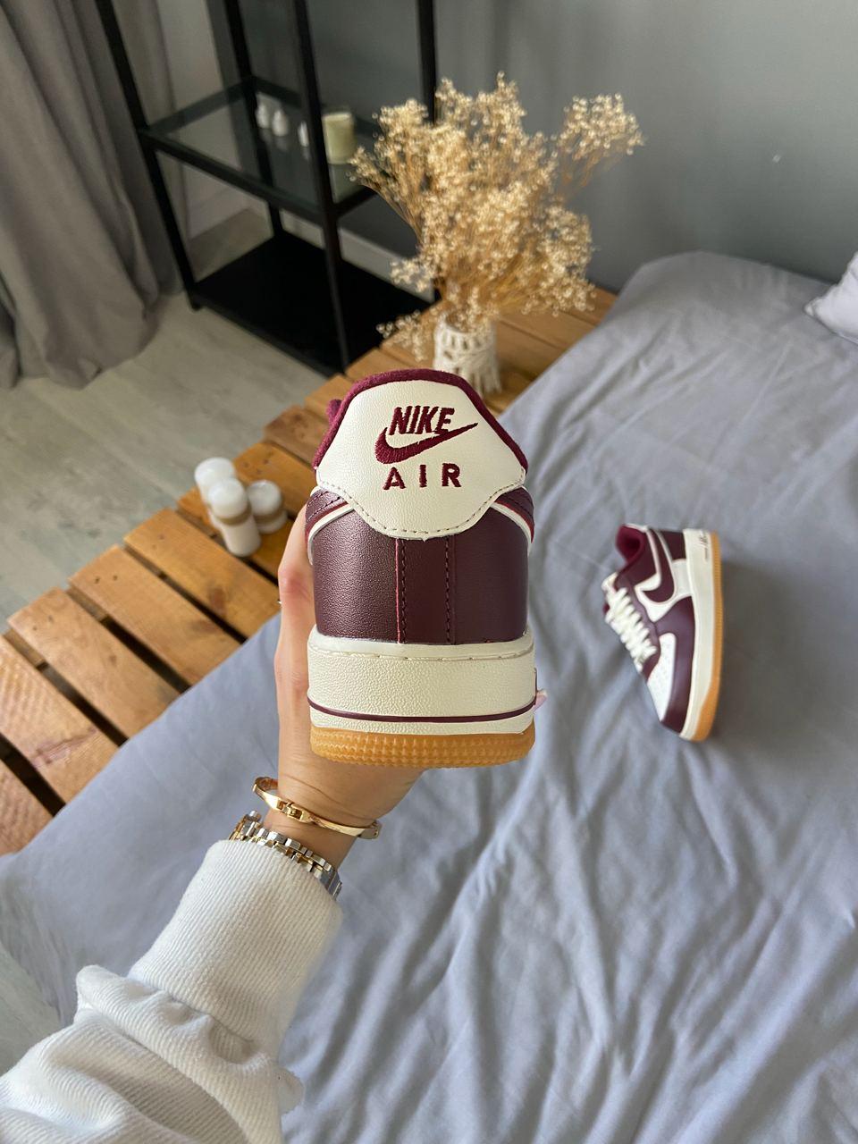 Nike Air Force College Pack Night Maroon