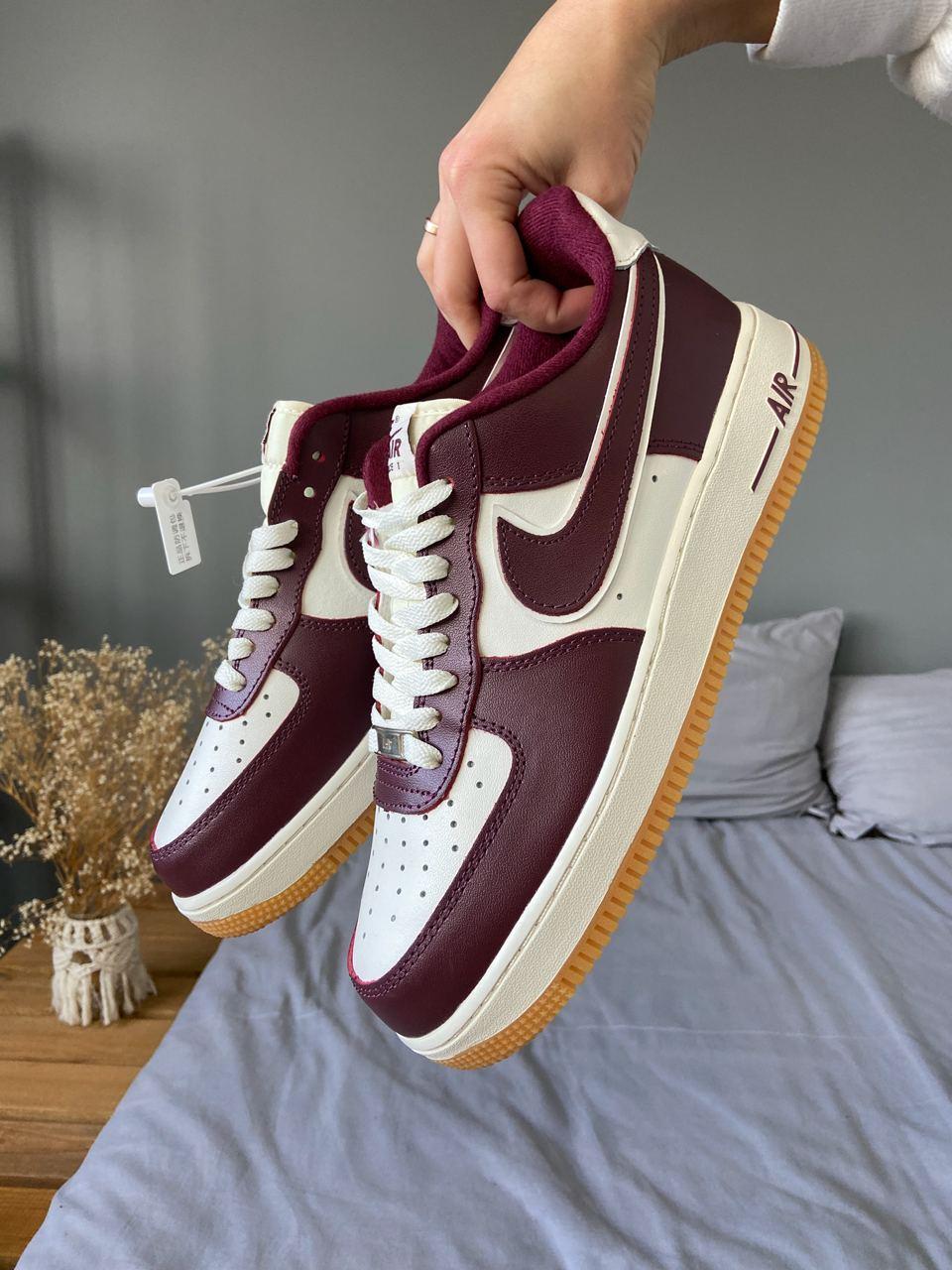 Nike Air Force College Pack Night Maroon