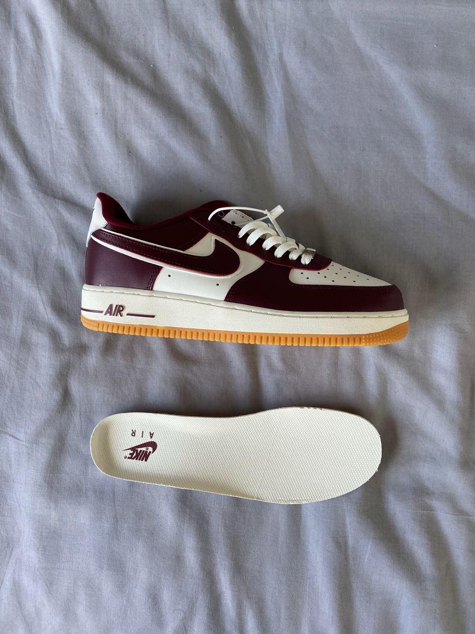 Nike Air Force College Pack Night Maroon