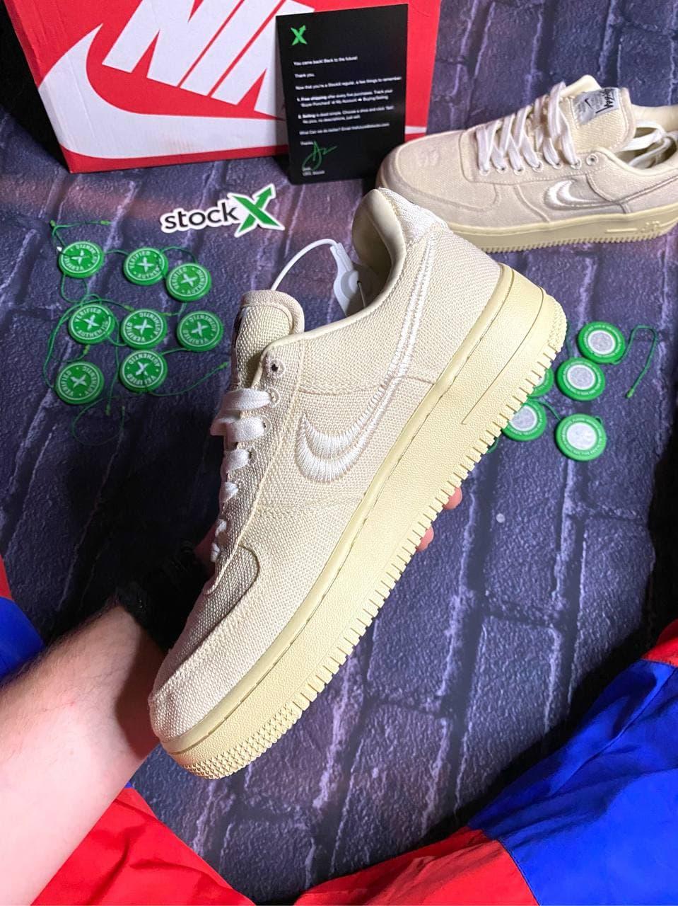 Nike Air Force 1 Fossil Stussy Full Beige