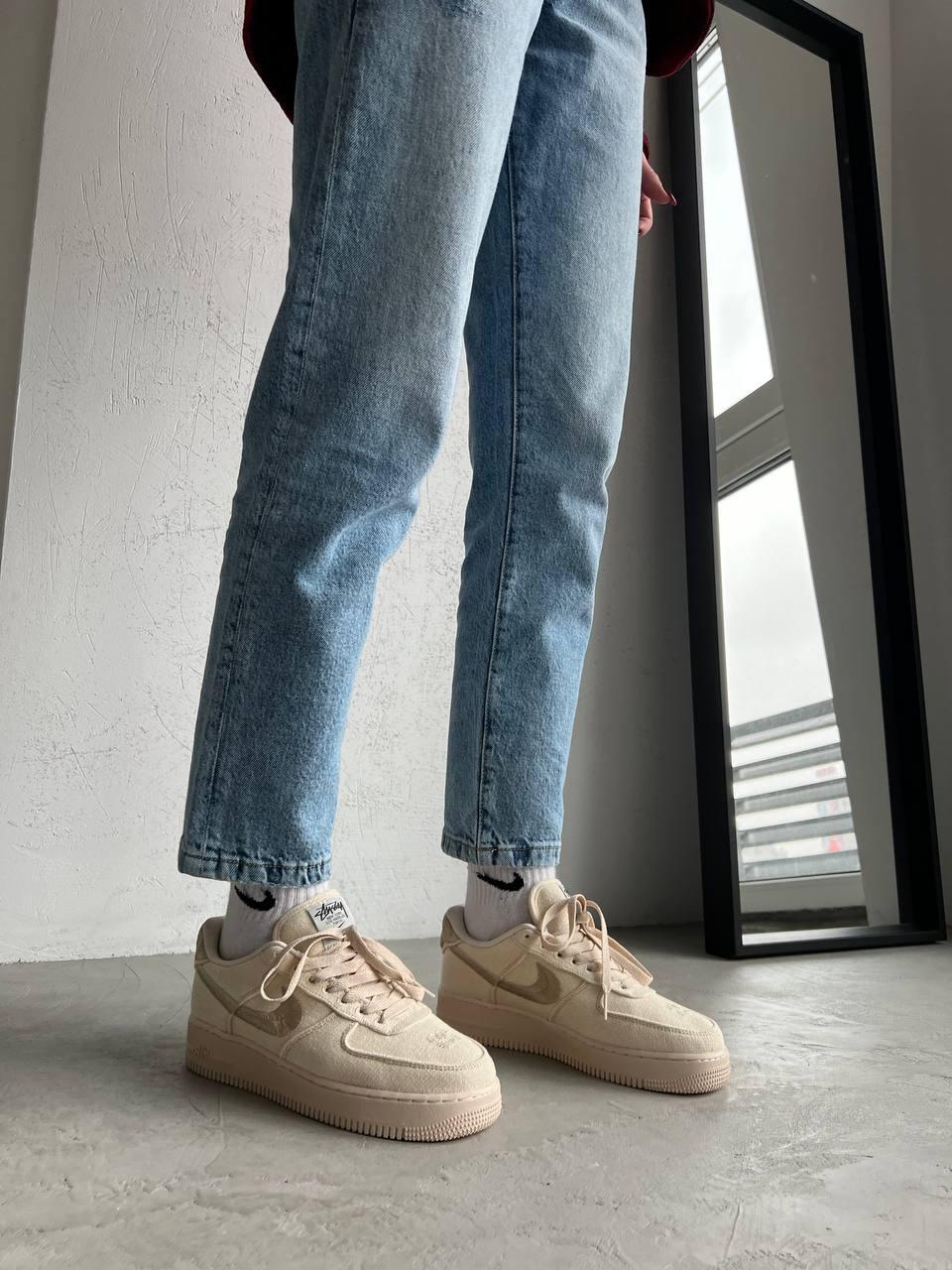 Nike Air Force 1 Fossil Stussy Full Beige