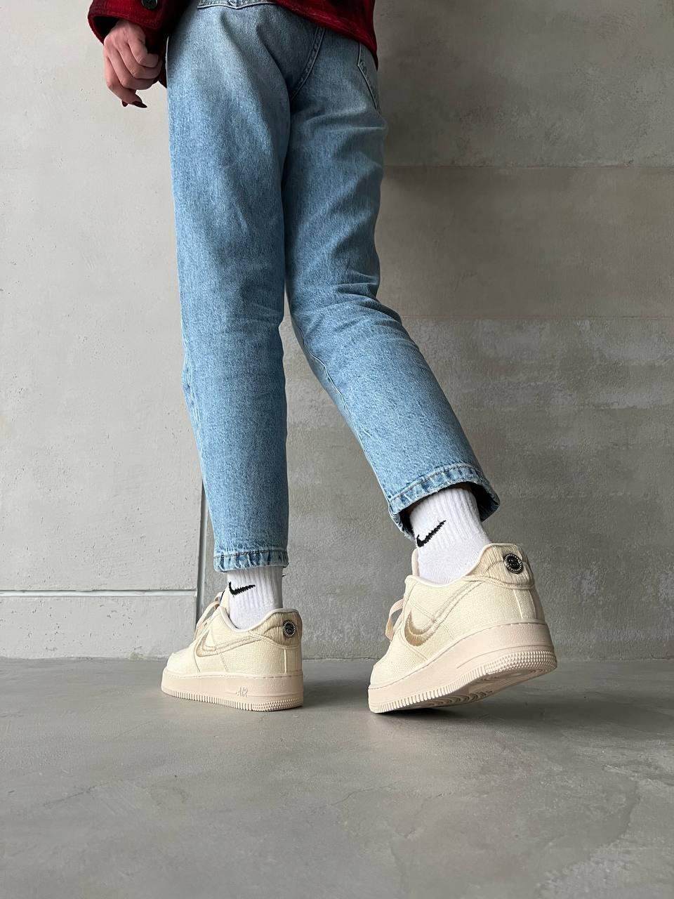 Nike Air Force 1 Fossil Stussy Full Beige