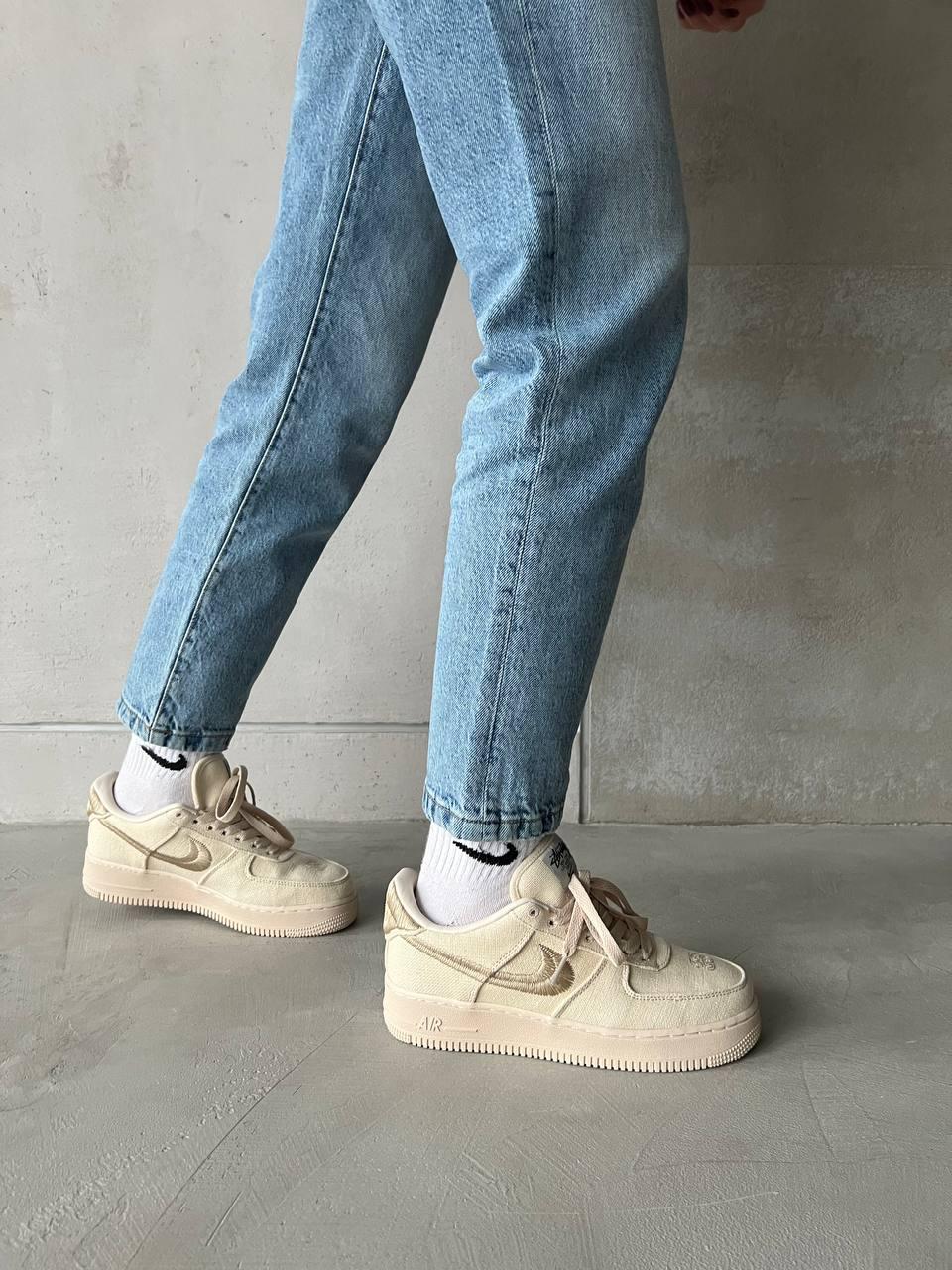 Nike Air Force 1 Fossil Stussy Full Beige