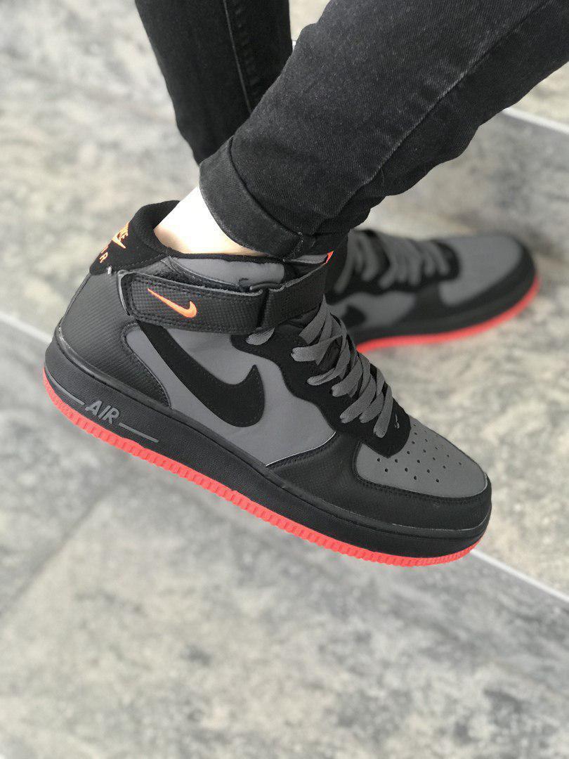 Nike Air Force 1 Black Red