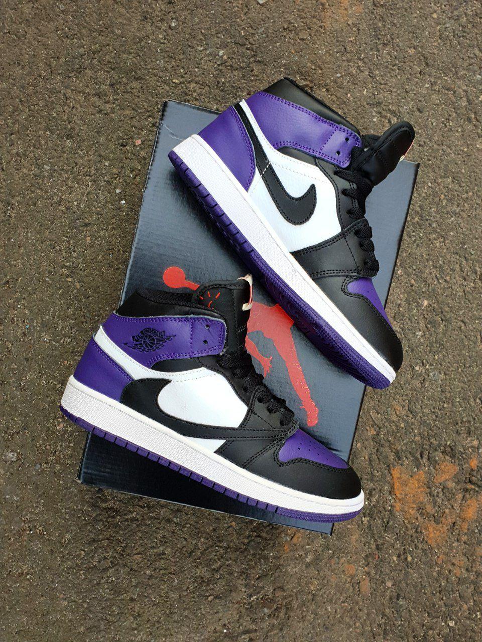 Nike Air Jordan 1 High × Travis Scott Black Violet