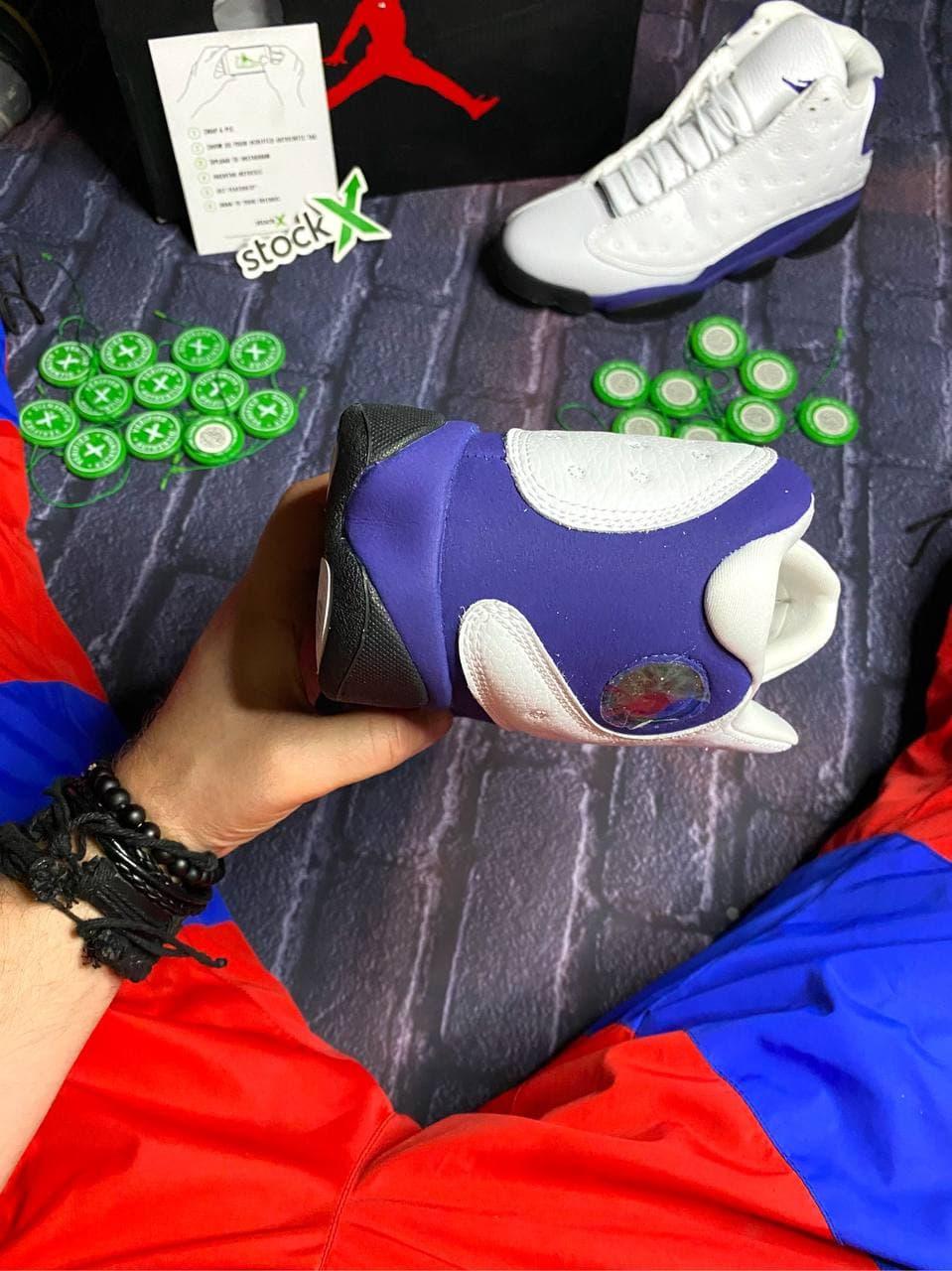 Nike Air Jordan Retro 13 White Violet Black