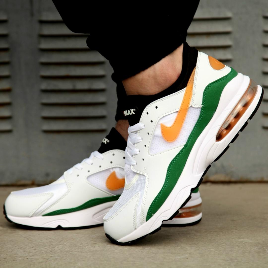 Nike Air Max 93 White Green Orange