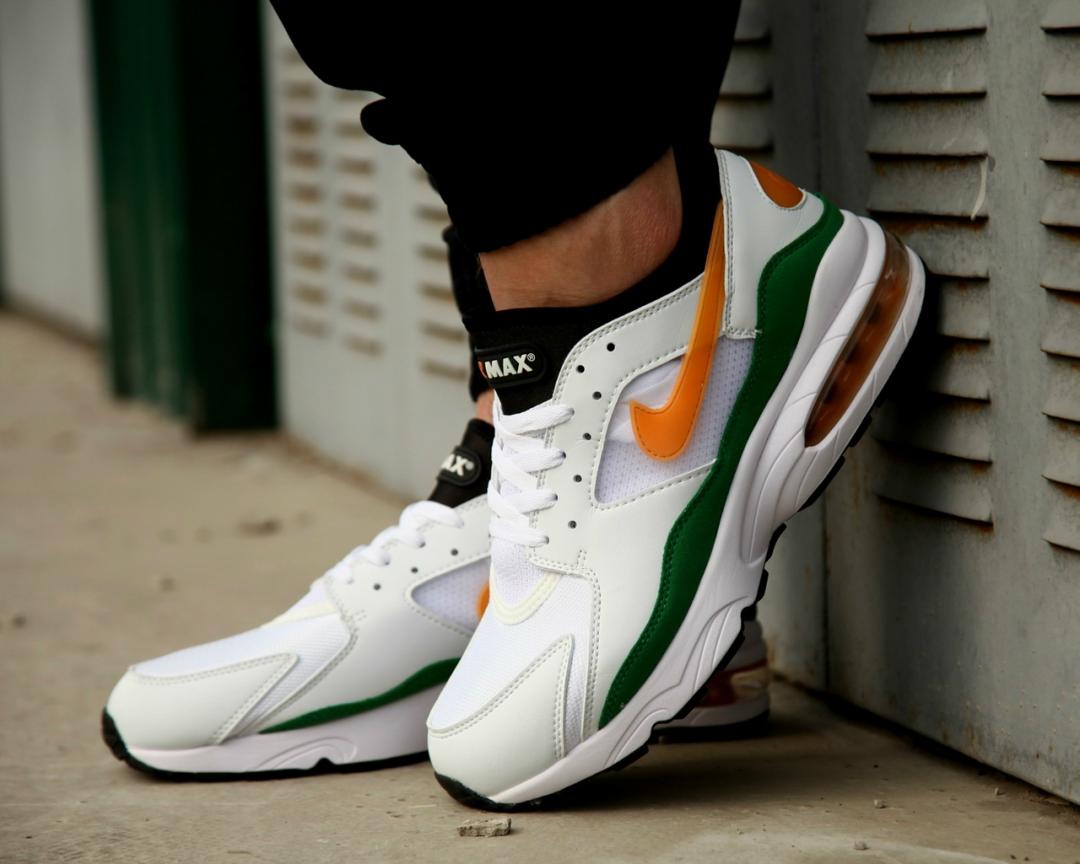 Nike Air Max 93 White Green Orange
