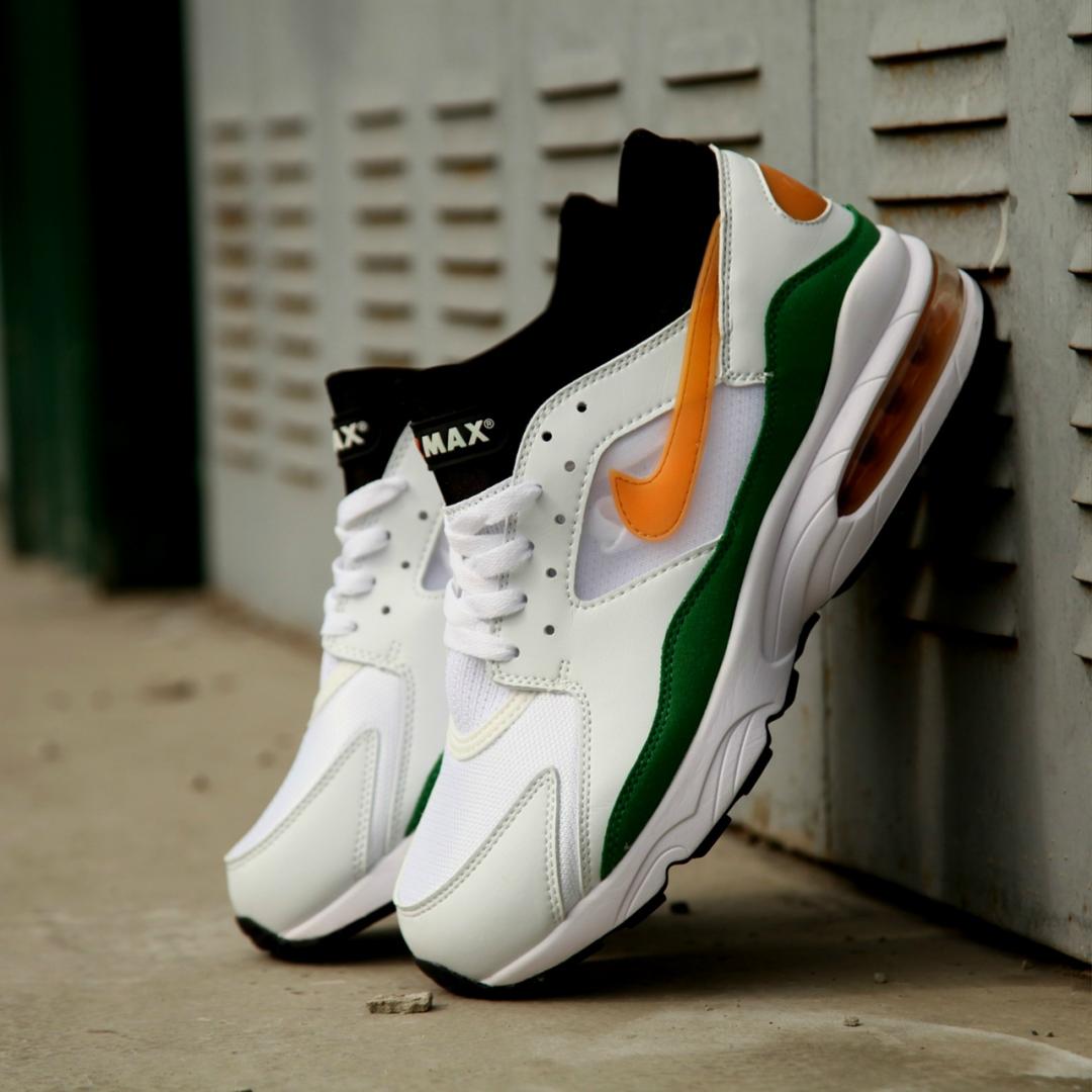 Nike Air Max 93 White Green Orange