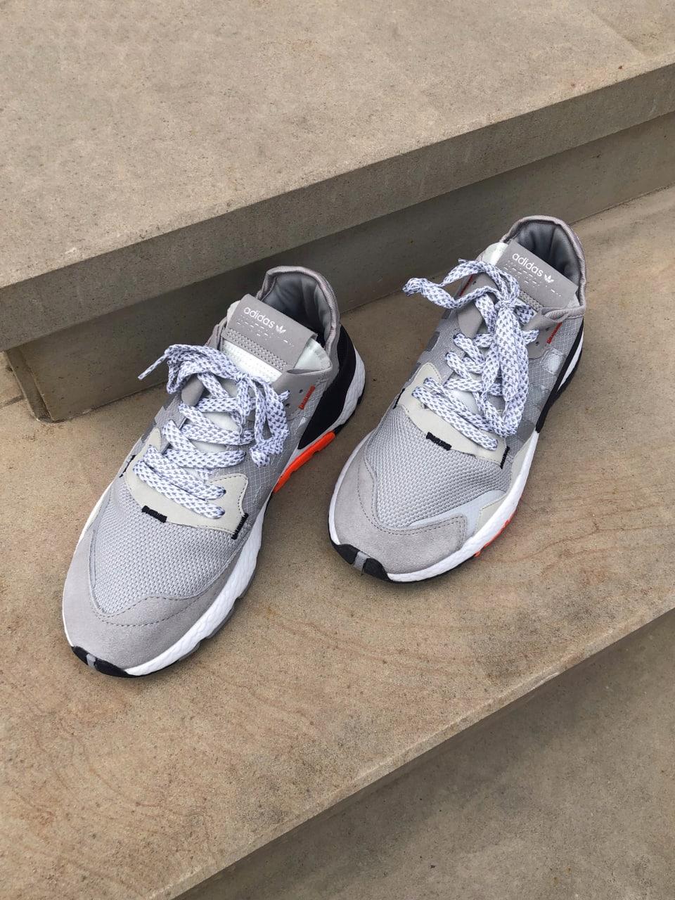 Adidas Nite Jogger Grey White Orange