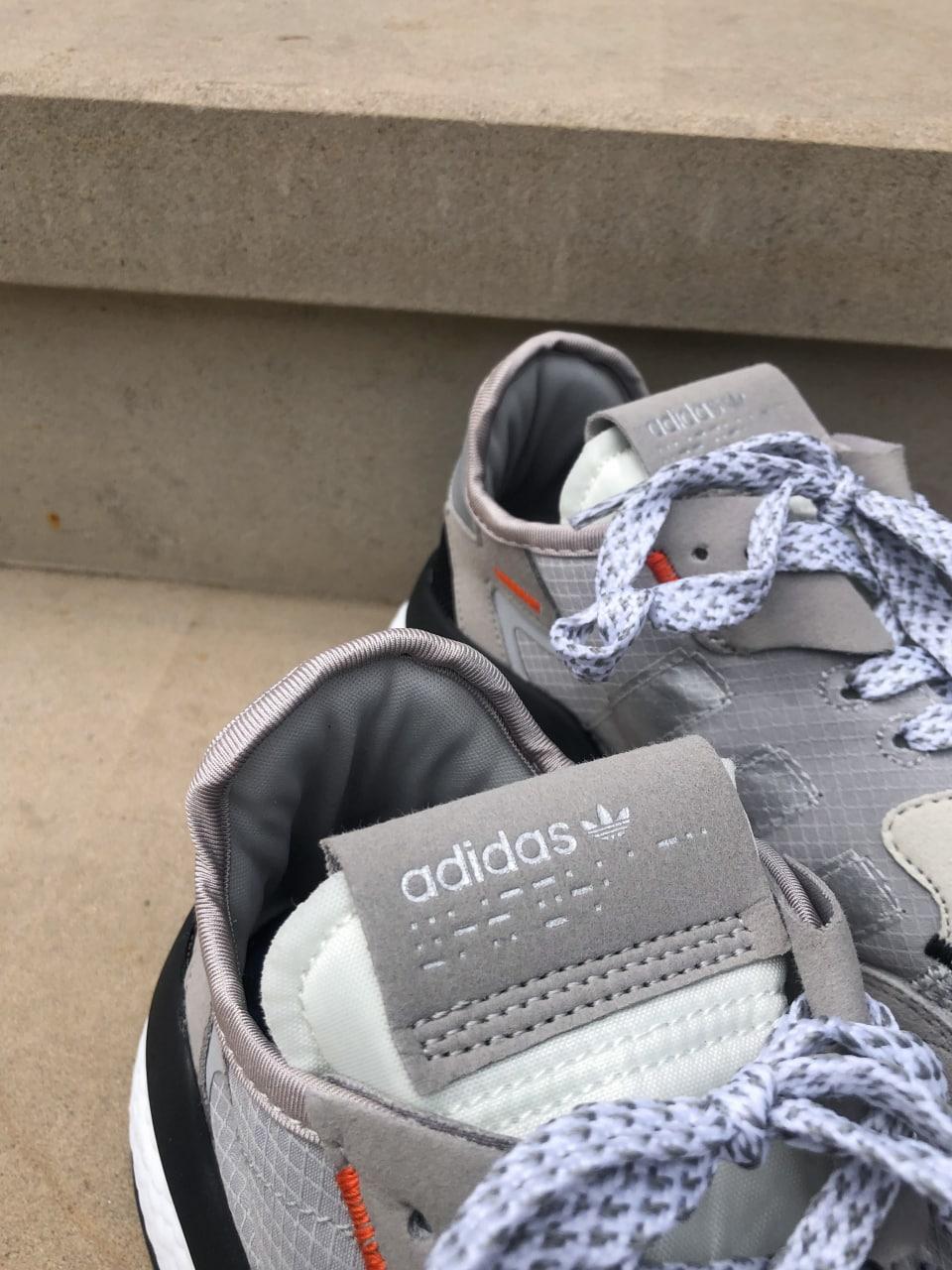 Adidas Nite Jogger Grey White Orange