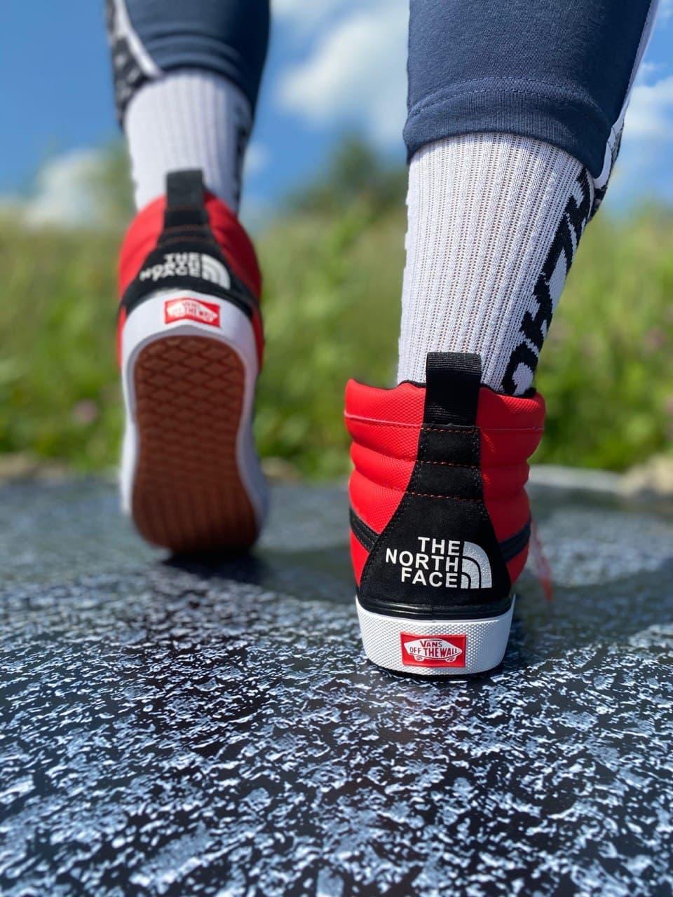 Vans High Black Red White