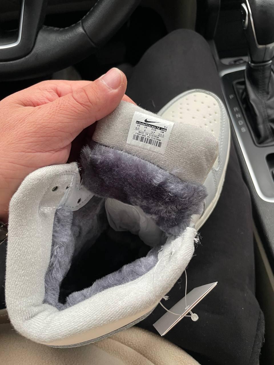 Nike Air Jordan 1 High Aluminium Fur