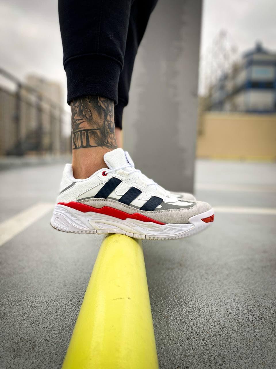 Adidas Niteball White Black Red