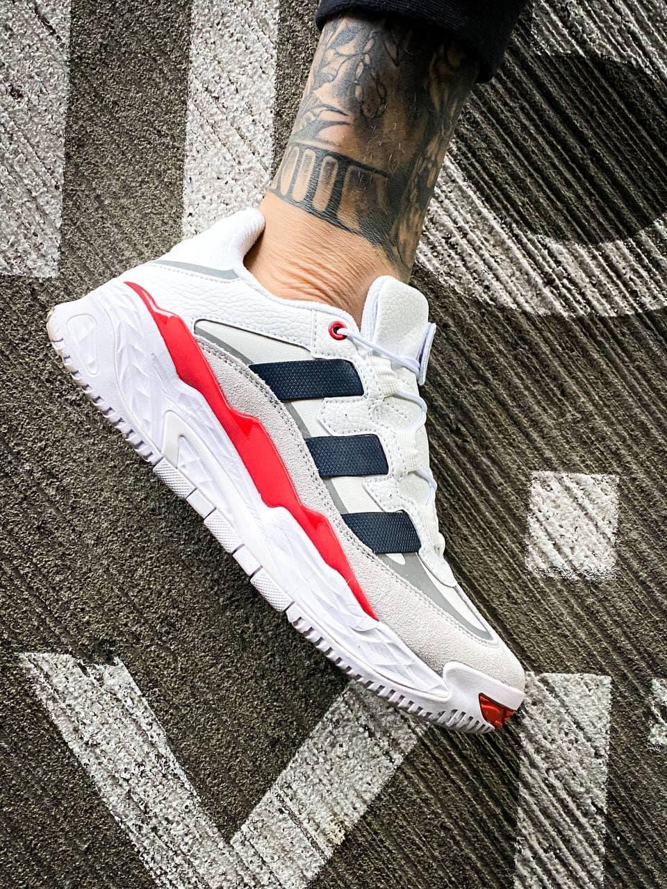 Adidas Niteball White Black Red