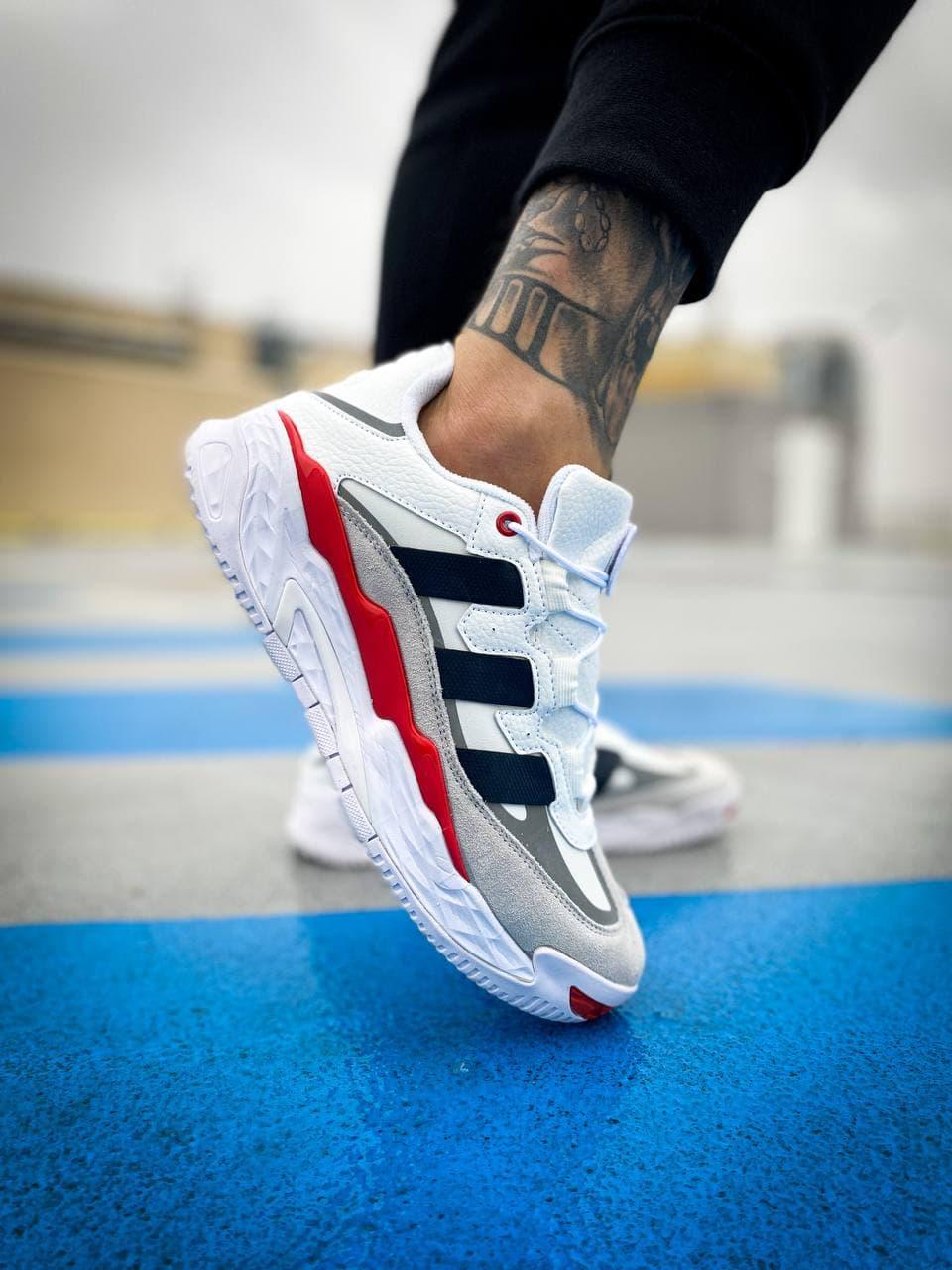 Adidas Niteball White Black Red