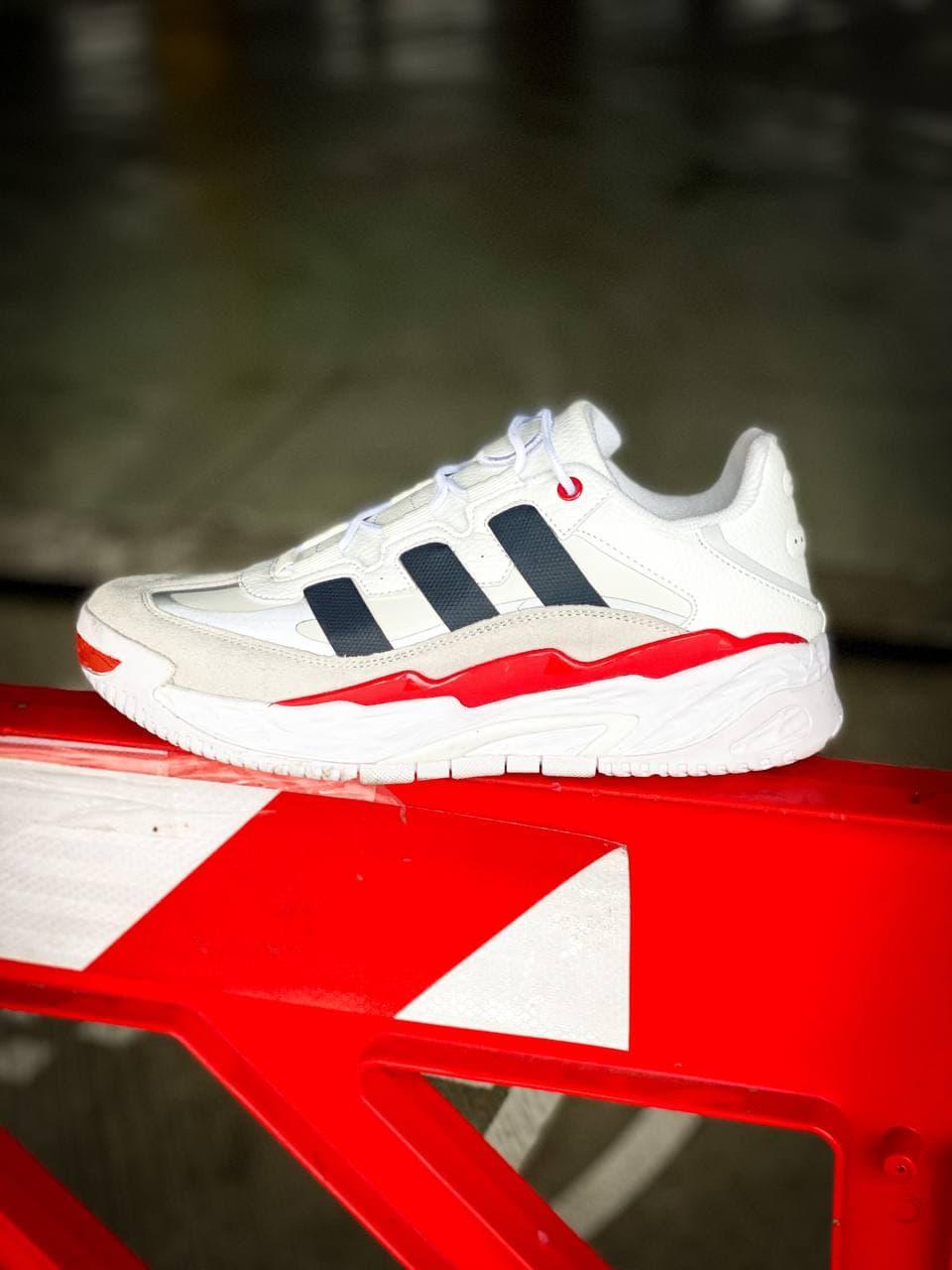 Adidas Niteball White Black Red
