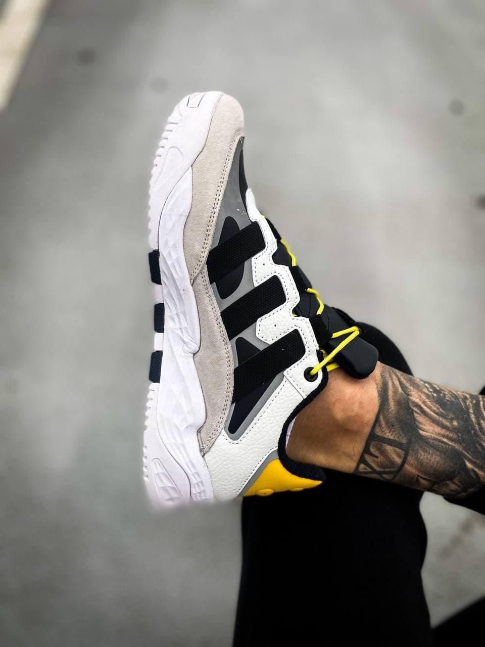 Adidas Niteball White Black Yellow
