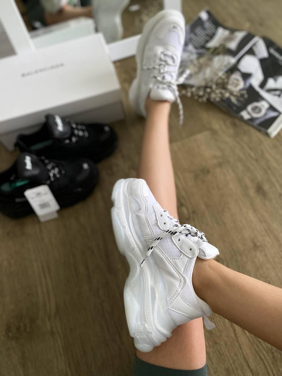 Balenciaga Triple S Clear Sole Full White