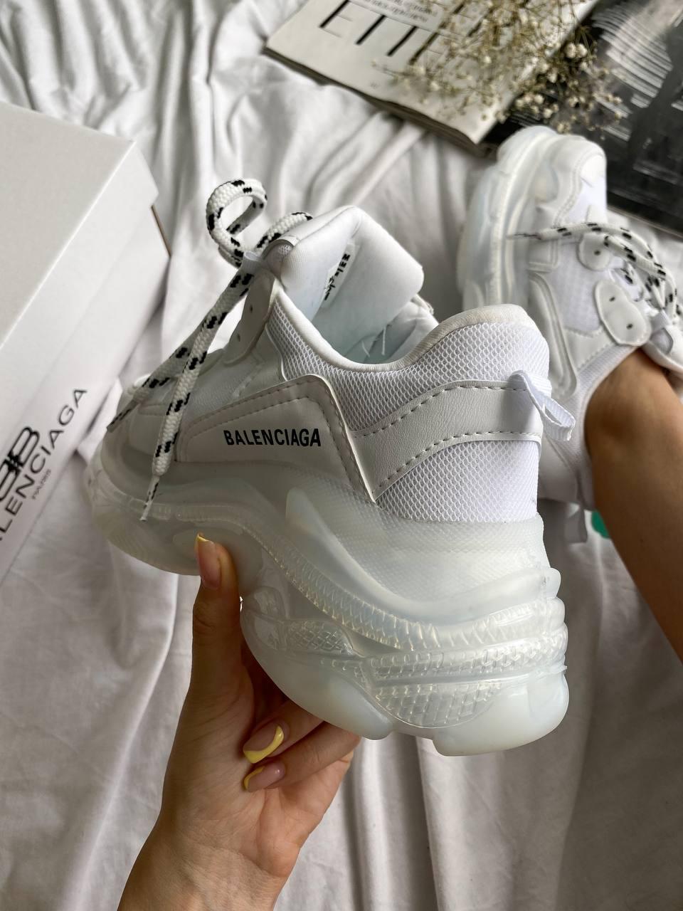 Balenciaga Triple S Clear Sole Full White