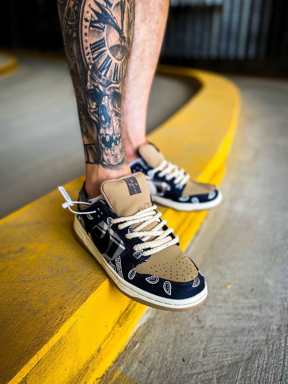 Nike SB Dunk Low x Travis Scott Cactus Jack Blue Brown