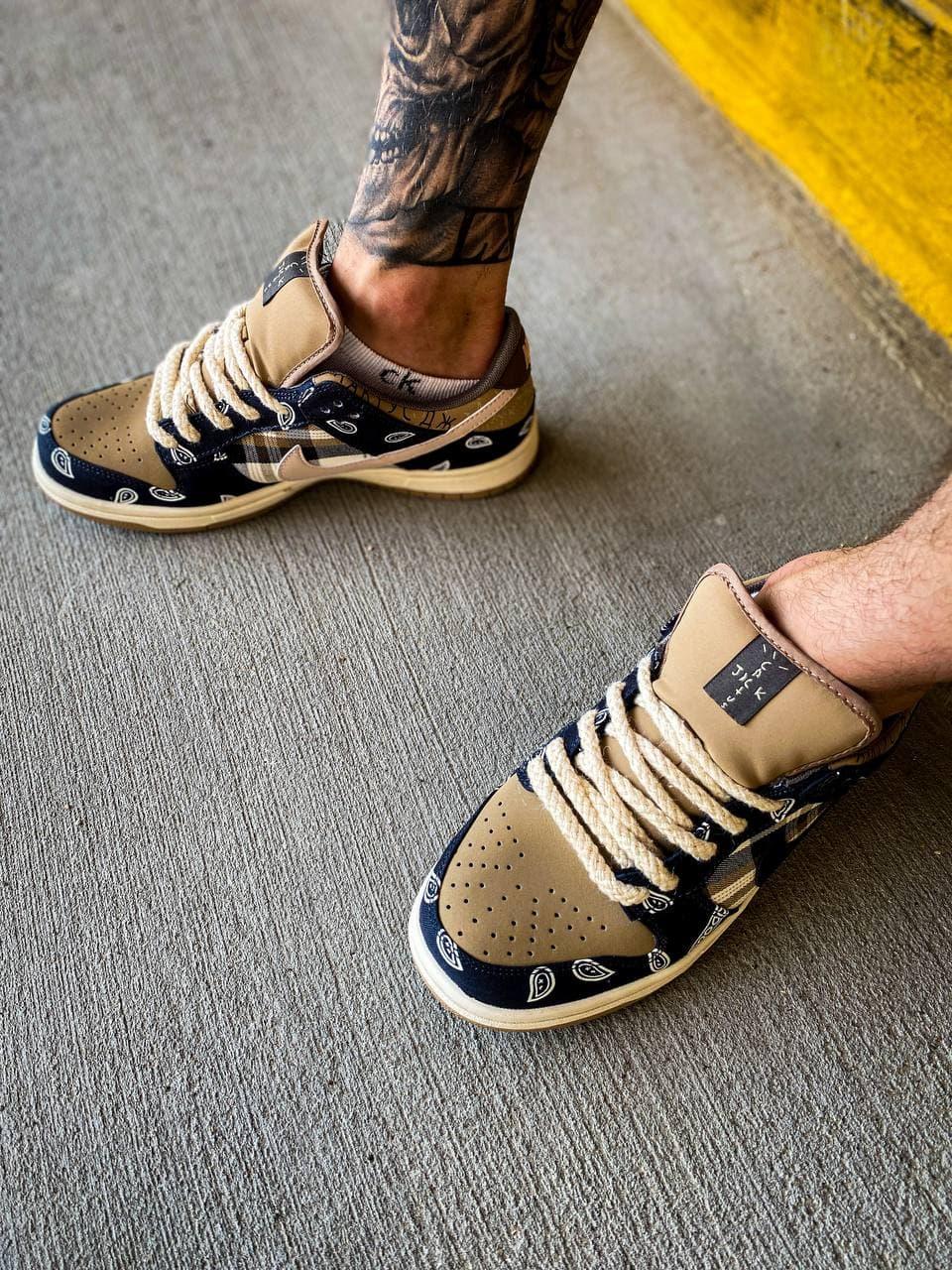 Nike SB Dunk Low x Travis Scott Cactus Jack Blue Brown