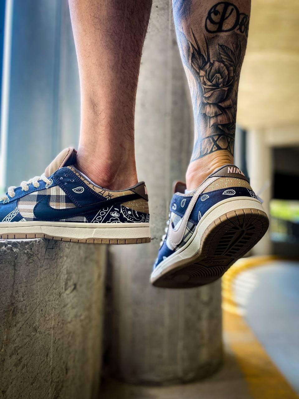 Nike SB Dunk Low x Travis Scott Cactus Jack Blue Brown