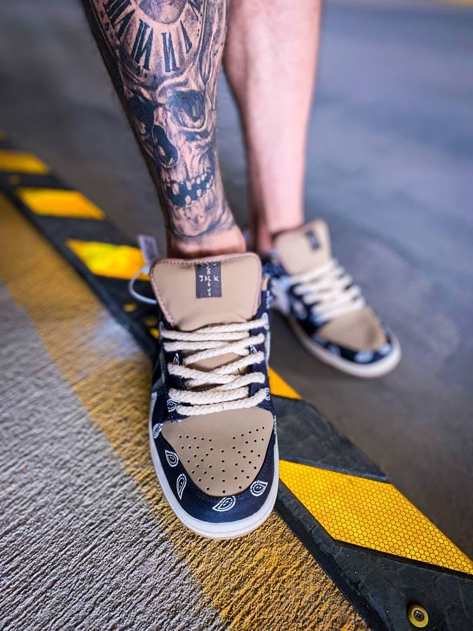 Nike SB Dunk Low x Travis Scott Cactus Jack Blue Brown