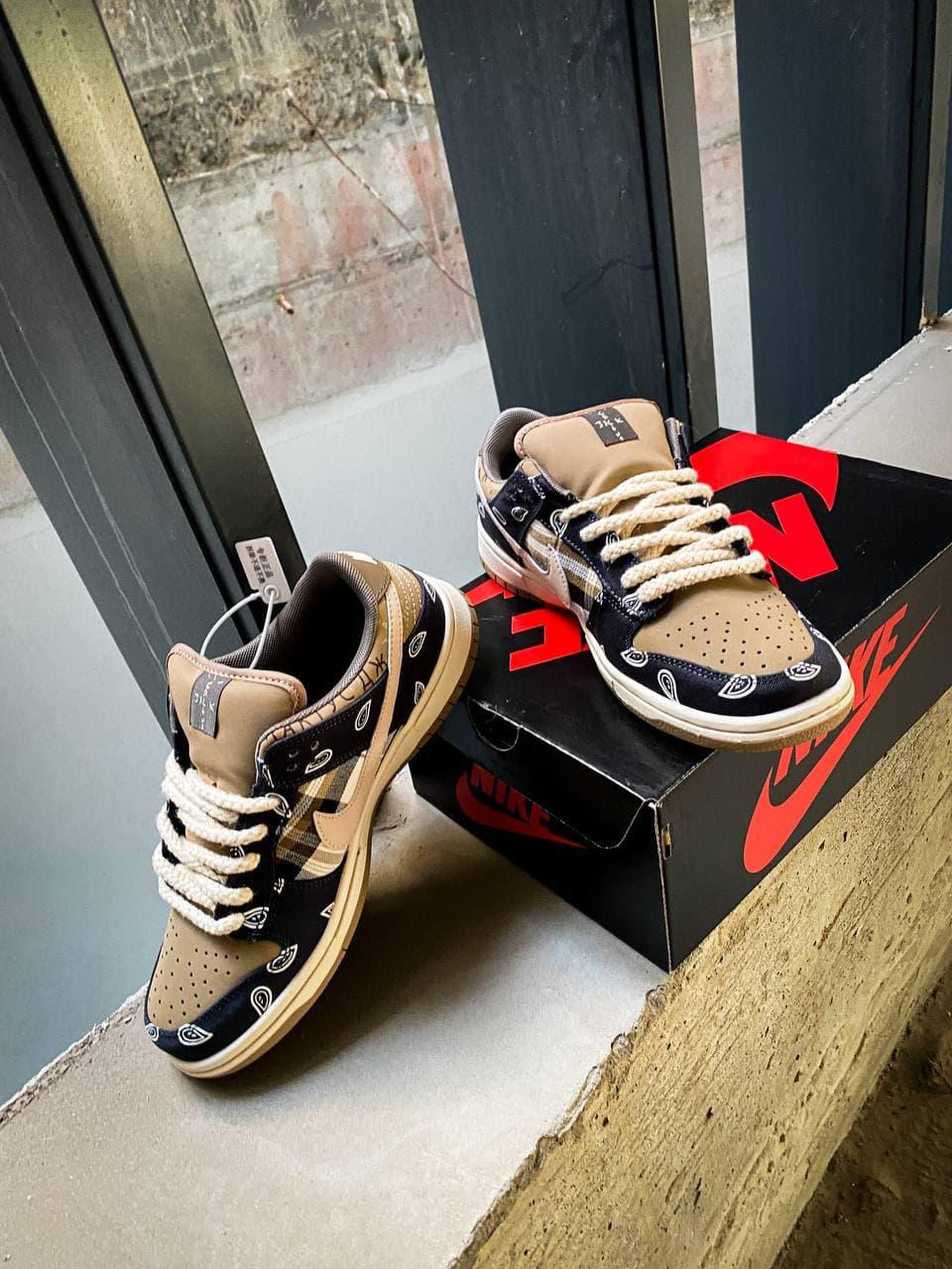Nike SB Dunk Low x Travis Scott Cactus Jack Blue Brown
