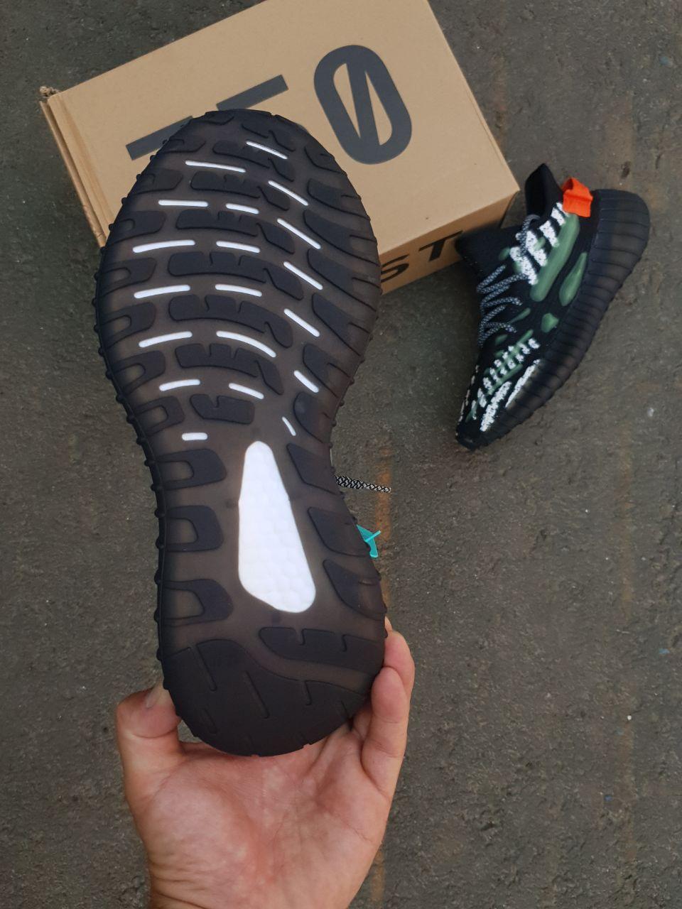 Adidas Yeezy Boost 350 v3 Black Green Orange