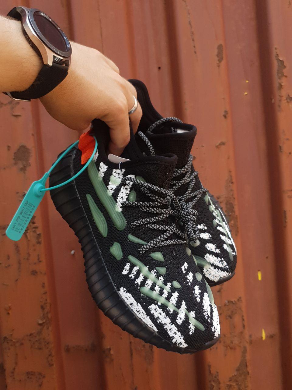 Adidas Yeezy Boost 350 v3 Black Green Orange