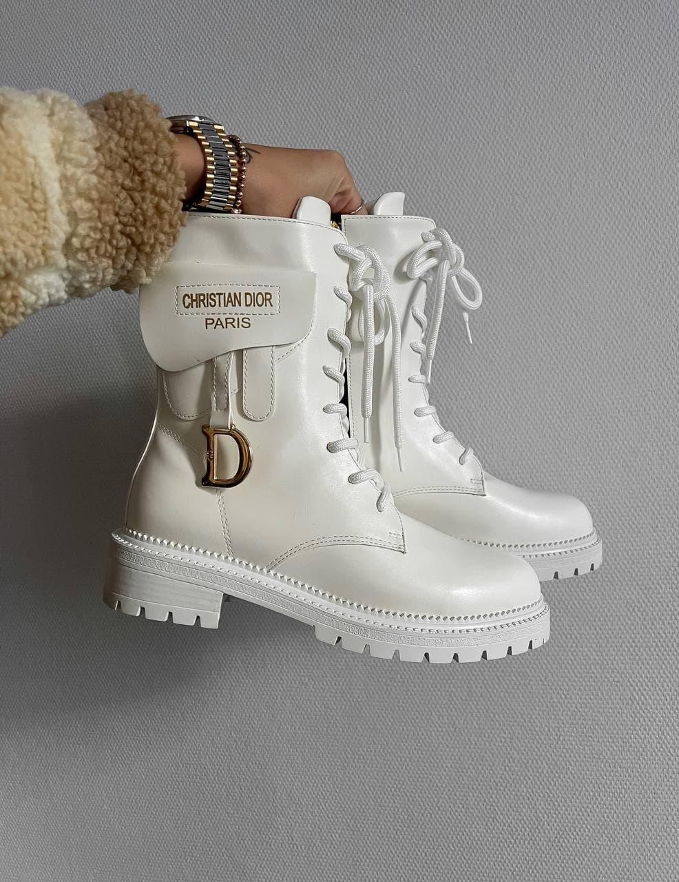 Dior Boots White Хутро