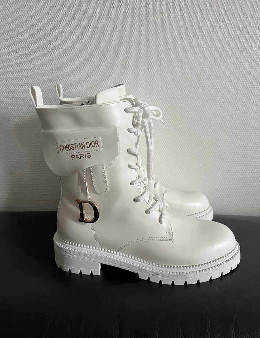Dior Boots White Хутро