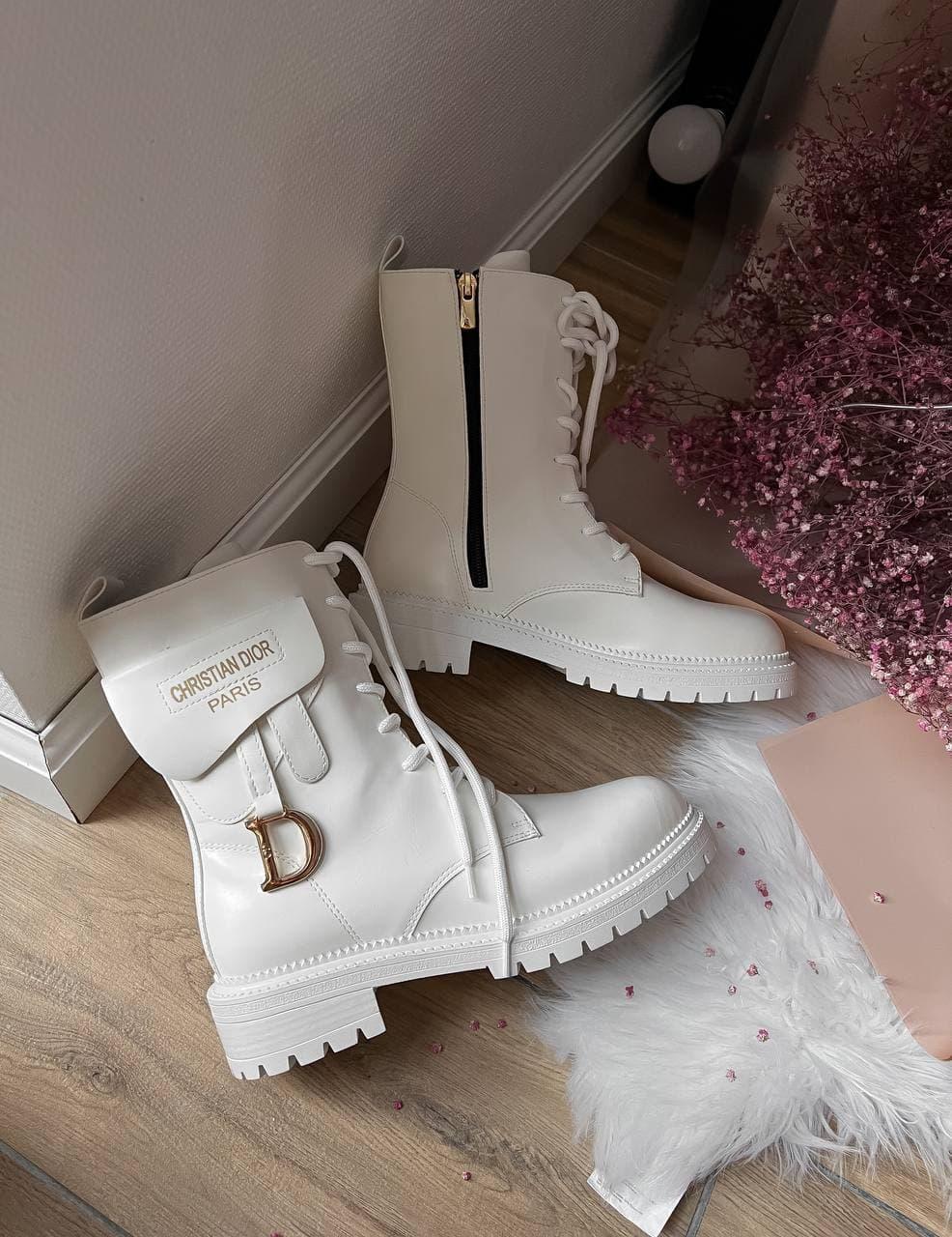 Dior Boots White Хутро