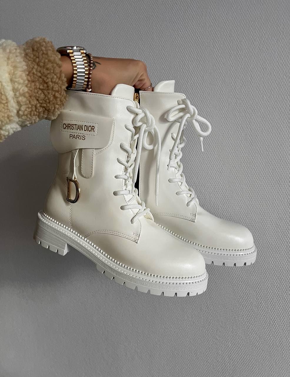 Dior Boots White Хутро