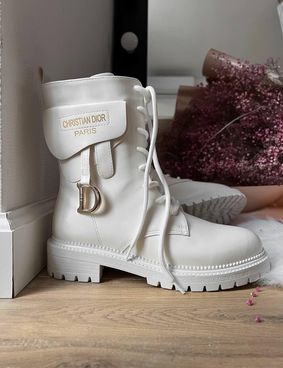 Dior Boots White Хутро