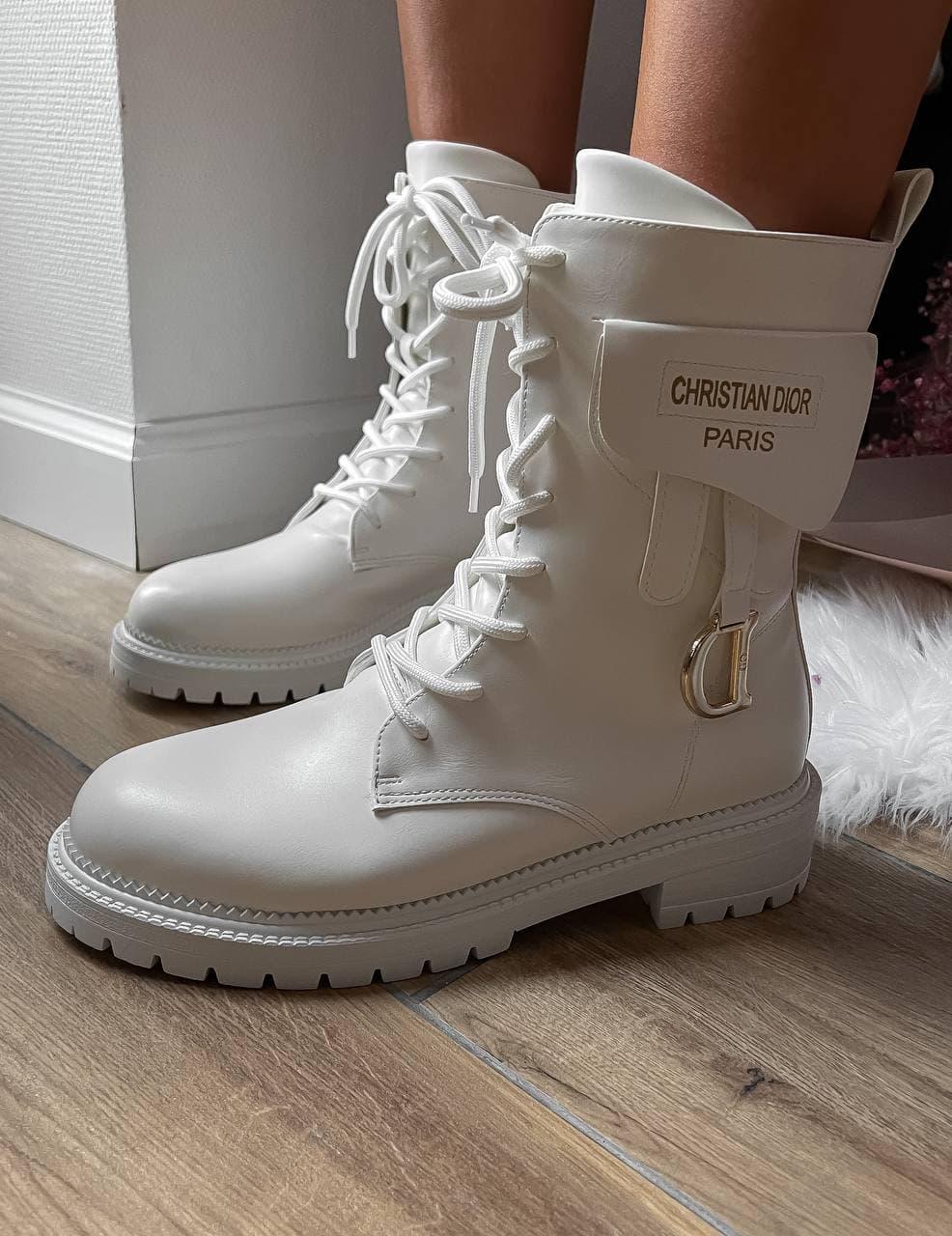 Dior Boots White Хутро