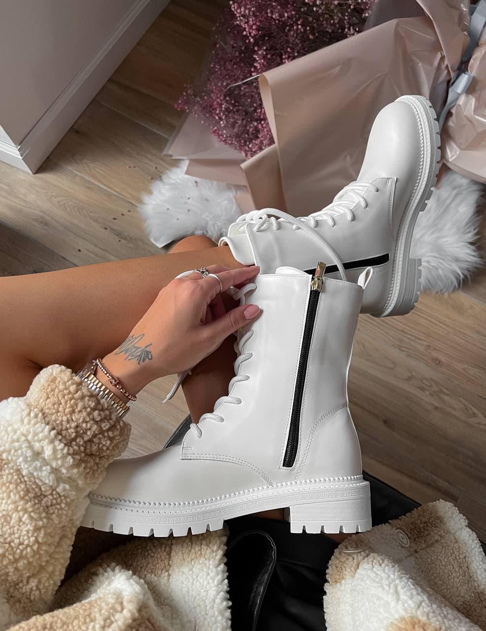 Dior Boots White Хутро