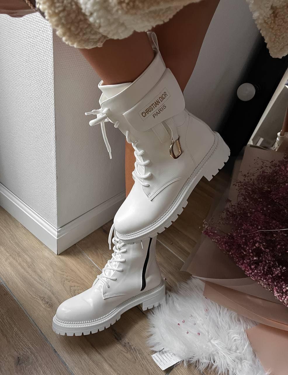 Dior Boots White Хутро