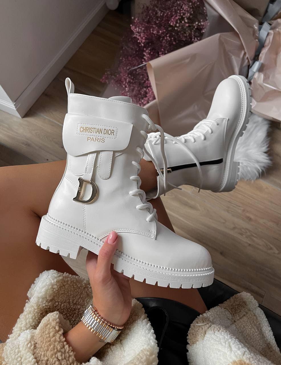 Dior Boots White Хутро