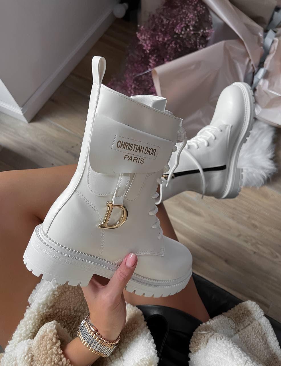 Dior Boots White Хутро