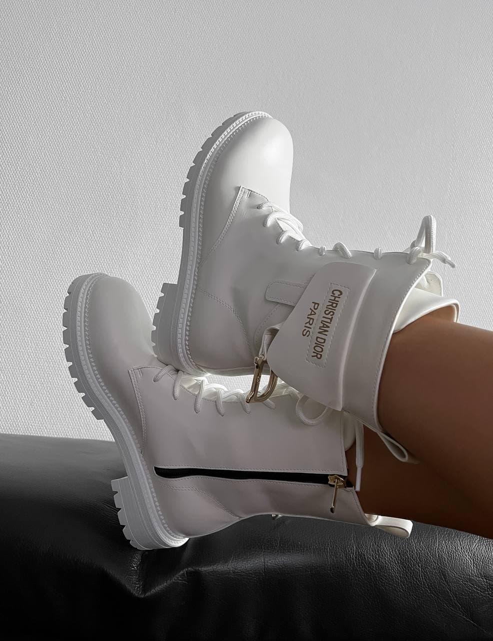 Dior Boots White Хутро